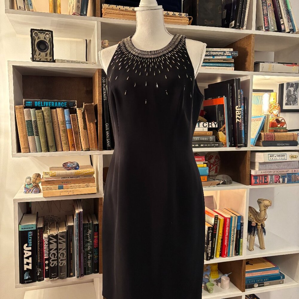Carmen Marc Valvo beaded dress